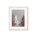 Picture of Brown And White Leaves I _GroupedProduct_Rectangle_Portrait_Framed_Matted_
