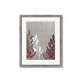 Picture of Brown And White Leaves I _GroupedProduct_Rectangle_Portrait_Framed_Matted_
