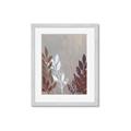 Picture of Brown And White Leaves I _GroupedProduct_Rectangle_Portrait_Framed_Matted_