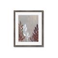 Picture of Brown And White Leaves I _GroupedProduct_Rectangle_Portrait_Framed_Matted_