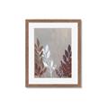 Picture of Brown And White Leaves I _GroupedProduct_Rectangle_Portrait_Framed_Matted_