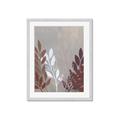 Picture of Brown And White Leaves I _GroupedProduct_Rectangle_Portrait_Framed_Matted_