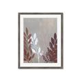 Picture of Brown And White Leaves I _GroupedProduct_Rectangle_Portrait_Framed_Matted_