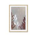 Picture of Brown And White Leaves I _GroupedProduct_Rectangle_Portrait_Framed_Matted_