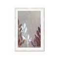 Picture of Brown And White Leaves I _GroupedProduct_Rectangle_Portrait_Framed_Matted_