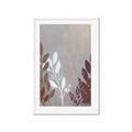 Picture of Brown And White Leaves I _GroupedProduct_Rectangle_Portrait_Framed_Matted_