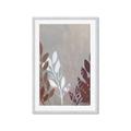 Picture of Brown And White Leaves I _GroupedProduct_Rectangle_Portrait_Framed_Matted_