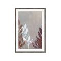 Picture of Brown And White Leaves I _GroupedProduct_Rectangle_Portrait_Framed_Matted_