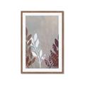 Picture of Brown And White Leaves I _GroupedProduct_Rectangle_Portrait_Framed_Matted_
