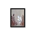 Picture of Brown And White Leaves II _GroupedProduct_Rectangle_Portrait_Framed_Matted_