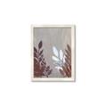 Picture of Brown And White Leaves II _GroupedProduct_Rectangle_Portrait_Framed_Matted_