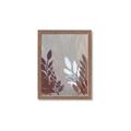 Picture of Brown And White Leaves II _GroupedProduct_Rectangle_Portrait_Framed_Matted_