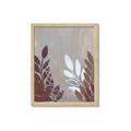 Picture of Brown And White Leaves II _GroupedProduct_Rectangle_Portrait_Framed_Matted_