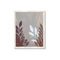 Picture of Brown And White Leaves II _GroupedProduct_Rectangle_Portrait_Framed_Matted_