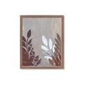 Picture of Brown And White Leaves II _GroupedProduct_Rectangle_Portrait_Framed_Matted_