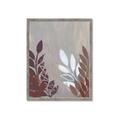 Picture of Brown And White Leaves II _GroupedProduct_Rectangle_Portrait_Framed_Matted_