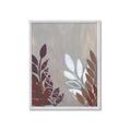Picture of Brown And White Leaves II _GroupedProduct_Rectangle_Portrait_Framed_Matted_
