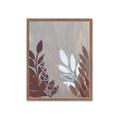 Picture of Brown And White Leaves II _GroupedProduct_Rectangle_Portrait_Framed_Matted_