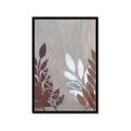Picture of Brown And White Leaves II _GroupedProduct_Rectangle_Portrait_Framed_Matted_