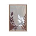 Picture of Brown And White Leaves II _GroupedProduct_Rectangle_Portrait_Framed_Matted_
