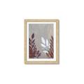 Picture of Brown And White Leaves II _GroupedProduct_Rectangle_Portrait_Framed_Matted_