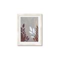 Picture of Brown And White Leaves II _GroupedProduct_Rectangle_Portrait_Framed_Matted_