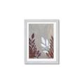 Picture of Brown And White Leaves II _GroupedProduct_Rectangle_Portrait_Framed_Matted_