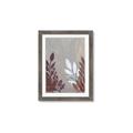 Picture of Brown And White Leaves II _GroupedProduct_Rectangle_Portrait_Framed_Matted_