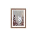 Picture of Brown And White Leaves II _GroupedProduct_Rectangle_Portrait_Framed_Matted_