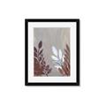 Picture of Brown And White Leaves II _GroupedProduct_Rectangle_Portrait_Framed_Matted_