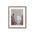 Picture of Brown And White Leaves II _GroupedProduct_Rectangle_Portrait_Framed_Matted_