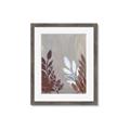 Picture of Brown And White Leaves II _GroupedProduct_Rectangle_Portrait_Framed_Matted_