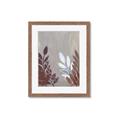 Picture of Brown And White Leaves II _GroupedProduct_Rectangle_Portrait_Framed_Matted_