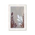 Picture of Brown And White Leaves II _GroupedProduct_Rectangle_Portrait_Framed_Matted_