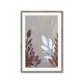 Picture of Brown And White Leaves II _GroupedProduct_Rectangle_Portrait_Framed_Matted_