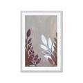 Picture of Brown And White Leaves II _GroupedProduct_Rectangle_Portrait_Framed_Matted_