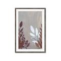 Picture of Brown And White Leaves II _GroupedProduct_Rectangle_Portrait_Framed_Matted_