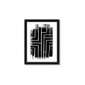Picture of Simple Maze I _GroupedProduct_Rectangle_Portrait_Framed_Matted_