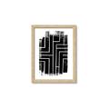 Picture of Simple Maze I _GroupedProduct_Rectangle_Portrait_Framed_Matted_