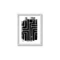 Picture of Simple Maze I _GroupedProduct_Rectangle_Portrait_Framed_Matted_