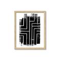 Picture of Simple Maze I _GroupedProduct_Rectangle_Portrait_Framed_Matted_