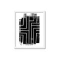 Picture of Simple Maze I _GroupedProduct_Rectangle_Portrait_Framed_Matted_