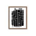 Picture of Simple Maze I _GroupedProduct_Rectangle_Portrait_Framed_Matted_