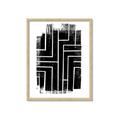 Picture of Simple Maze I _GroupedProduct_Rectangle_Portrait_Framed_Matted_