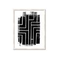 Picture of Simple Maze I _GroupedProduct_Rectangle_Portrait_Framed_Matted_