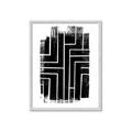 Picture of Simple Maze I _GroupedProduct_Rectangle_Portrait_Framed_Matted_
