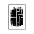Picture of Simple Maze I _GroupedProduct_Rectangle_Portrait_Framed_Matted_