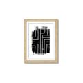 Picture of Simple Maze I _GroupedProduct_Rectangle_Portrait_Framed_Matted_