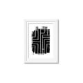 Picture of Simple Maze I _GroupedProduct_Rectangle_Portrait_Framed_Matted_