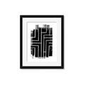 Picture of Simple Maze I _GroupedProduct_Rectangle_Portrait_Framed_Matted_